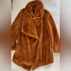 Forever21 Women's Faux Fur Coat small